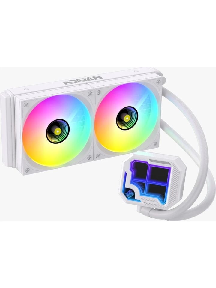 Daryun Buzz-V1 240MM Argb Fanlı Yüksek Performanslı Beyaz Renk Işlemci Soğutucusu Amd/intel Uyumlu