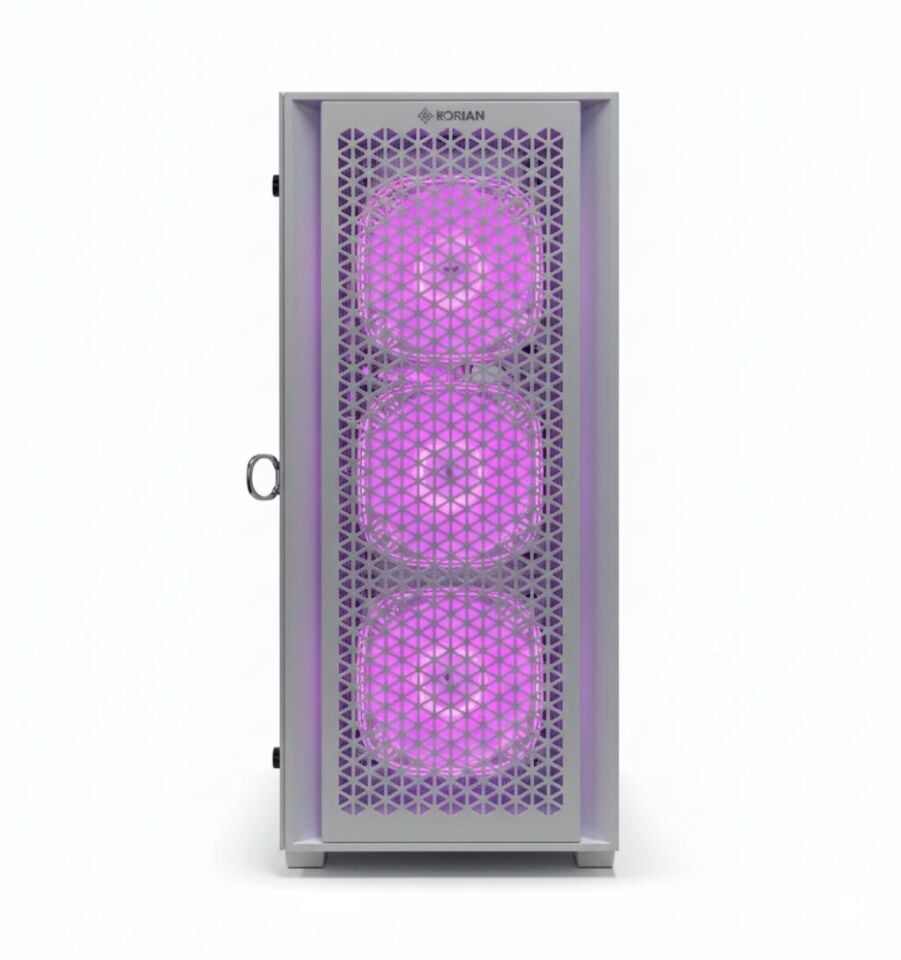 DARYUN Nirsa Pro 4x120MM Argb Fanlı Beyaz Gaming Bilgisayar Kasası