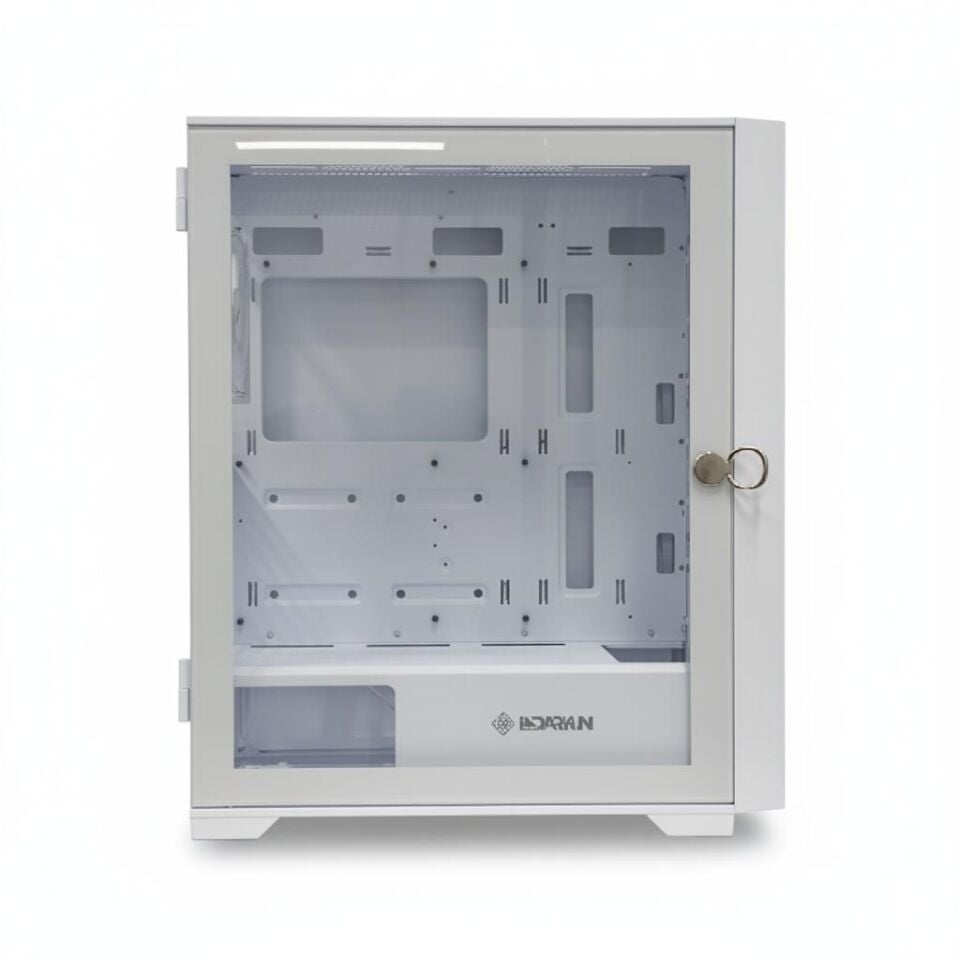 DARYUN Nirsa Pro 4x120MM Argb Fanlı Beyaz Gaming Bilgisayar Kasası