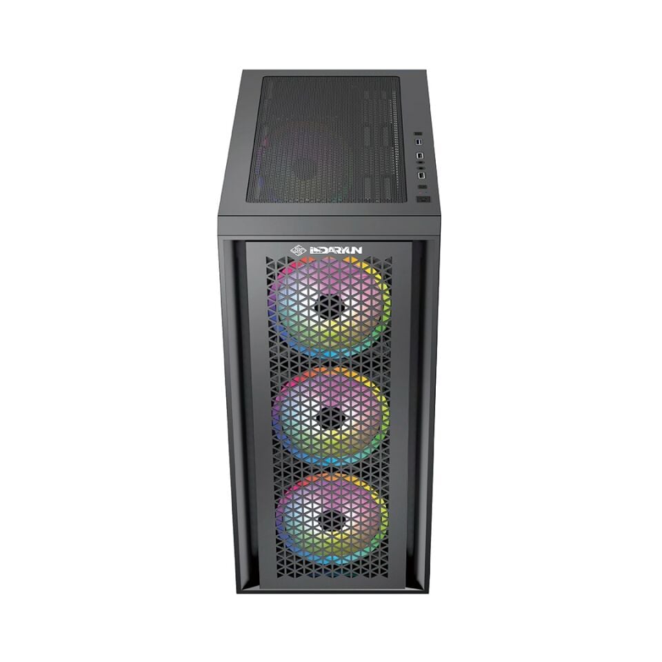 DARYUN NİRSA GAMING PRO 4 x 120 MM BLACK ARGB FANLI BİLGİSAYAR KASASI