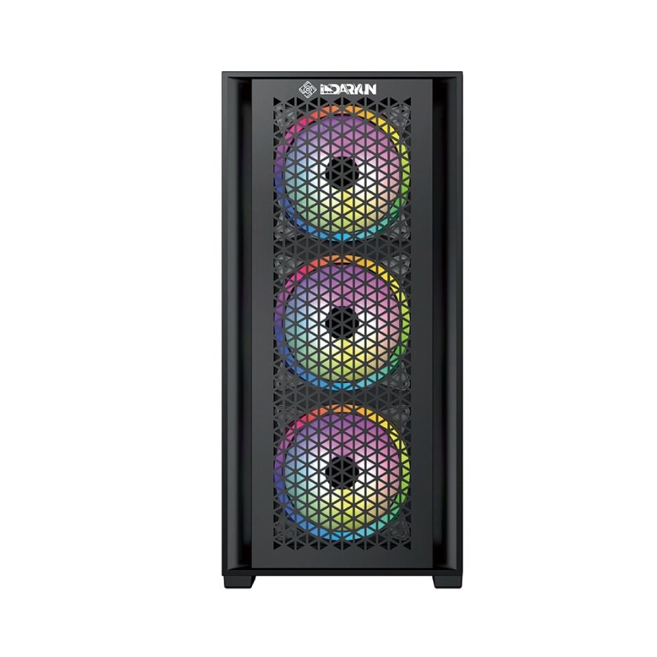 DARYUN NİRSA GAMING PRO 4 x 120 MM BLACK ARGB FANLI BİLGİSAYAR KASASI