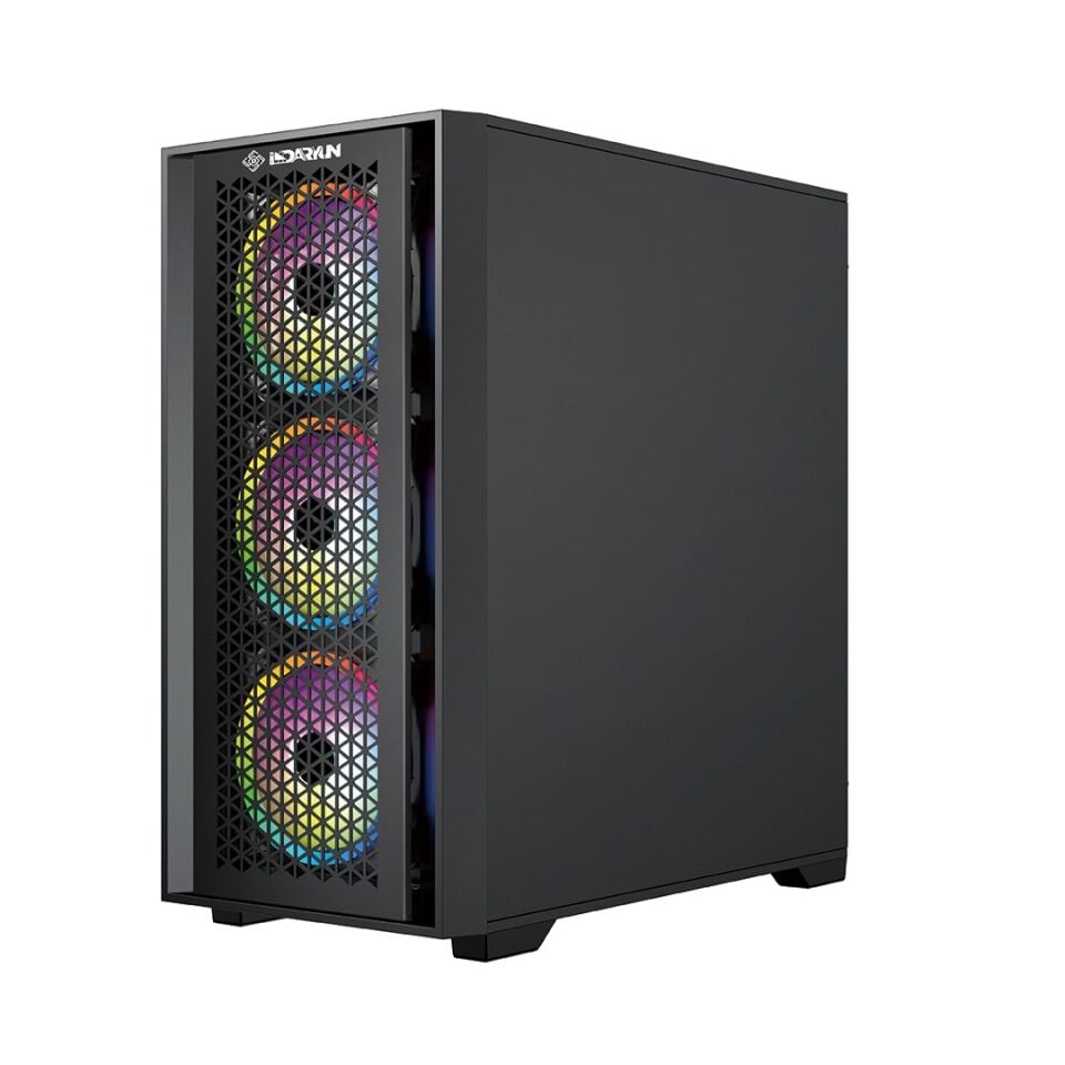 DARYUN NİRSA GAMING PRO 4 x 120 MM BLACK ARGB FANLI BİLGİSAYAR KASASI