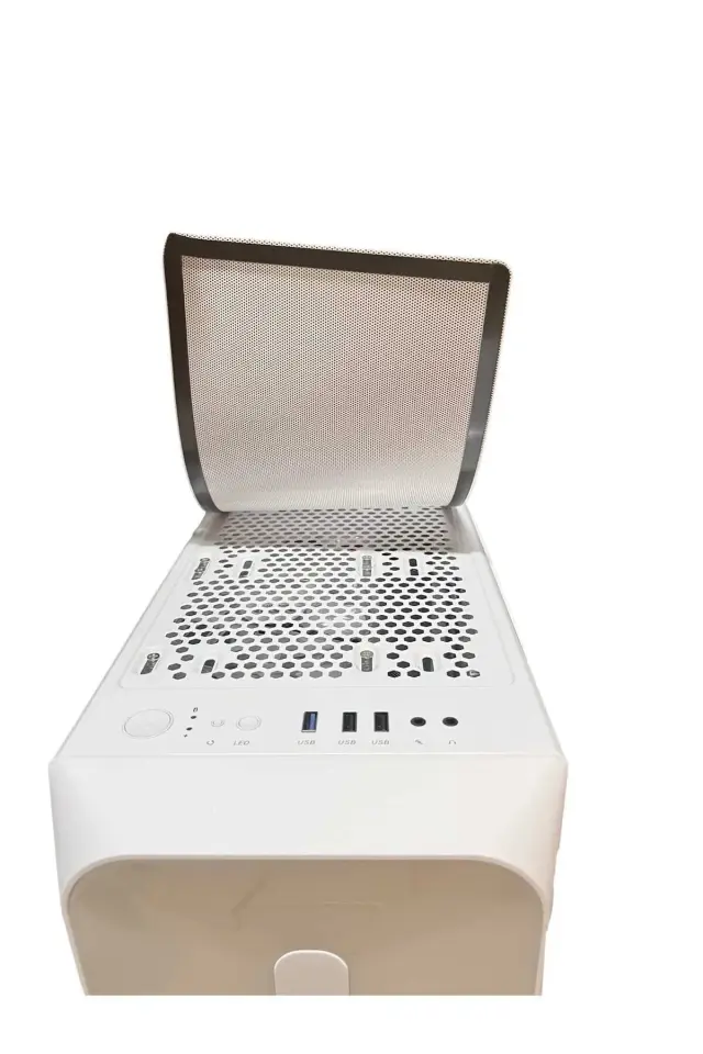 DARYUN İfesto 3 X 120 Mm Whıte Panel Argb Fanlı Cam Panelli Bilgisayar Kasası